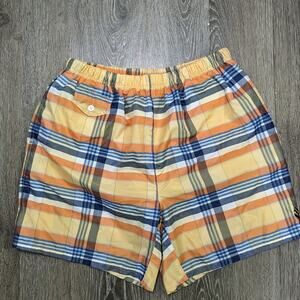 Nautica Men's Plaid Multicolor Elastic Waist w/Drawstring Size L